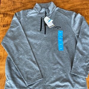 Callaway Quarter Zip fleece lined pullover